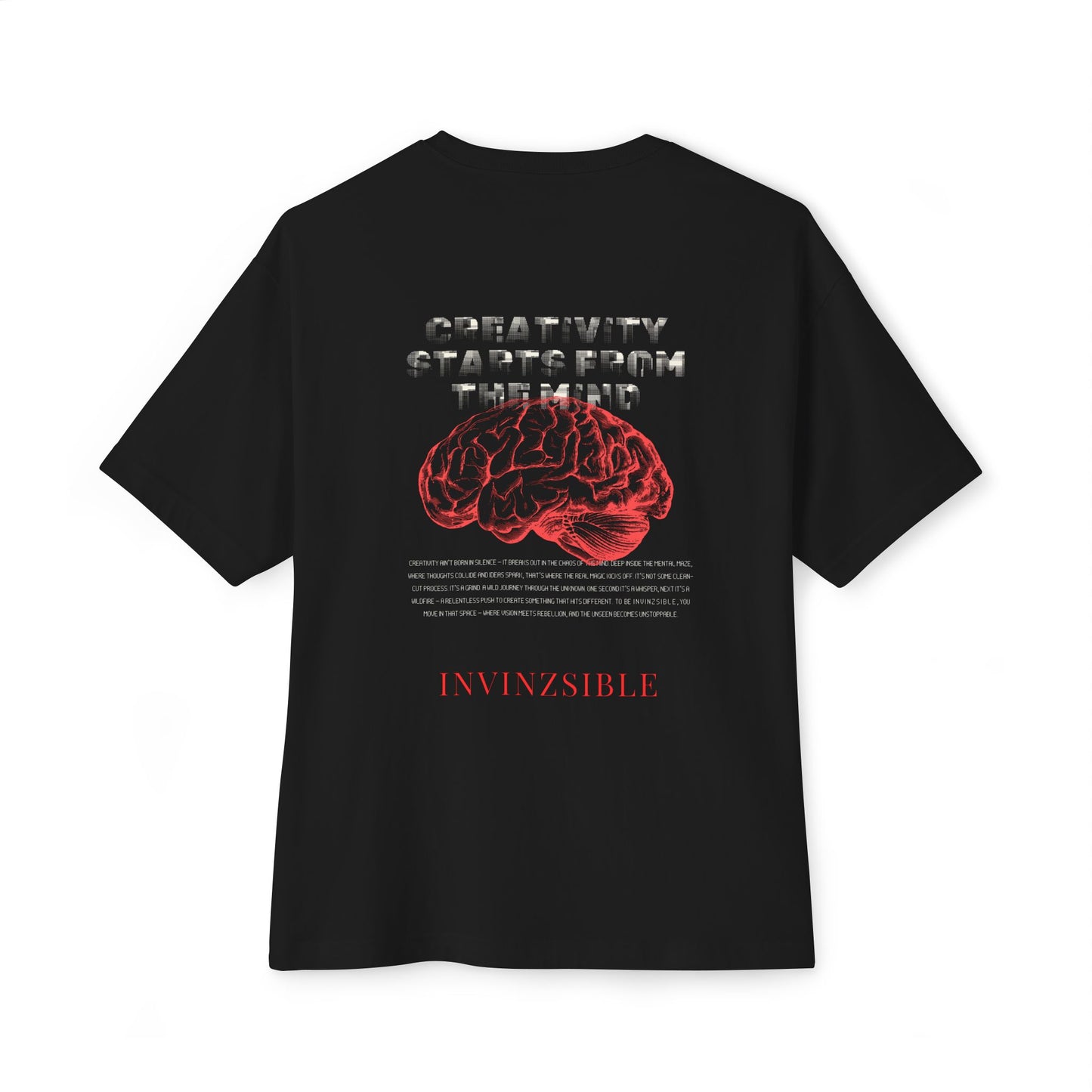 NEW ARRIVAL Men's I N V I N Z S I B L E Creative Mind Graphic T-shirt - I N V I N Z S I B L E