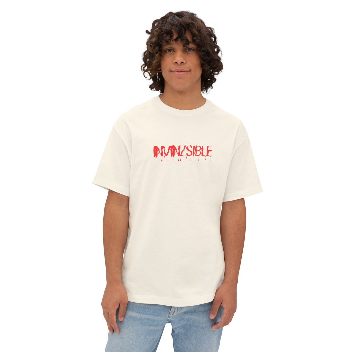 NEW Order Of The I N V I N Z S I B L E Collection Men's Graphic Oversized Tee - I N V I N Z S I B L E