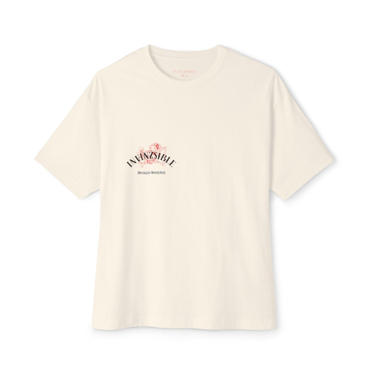 NEW ARRIVAL Men's I N V I N Z S I B L E Oversized Boxy Graphic T-shirt - I N V I N Z S I B L E