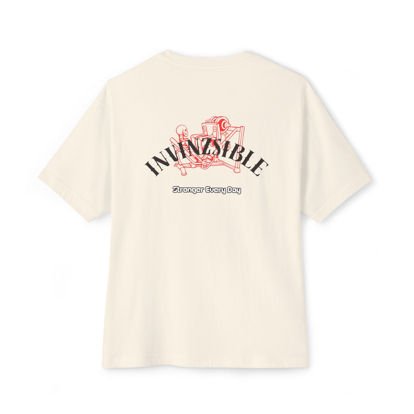 NEW ARRIVAL Men's I N V I N Z S I B L E Oversized Boxy Graphic T-shirt - I N V I N Z S I B L E