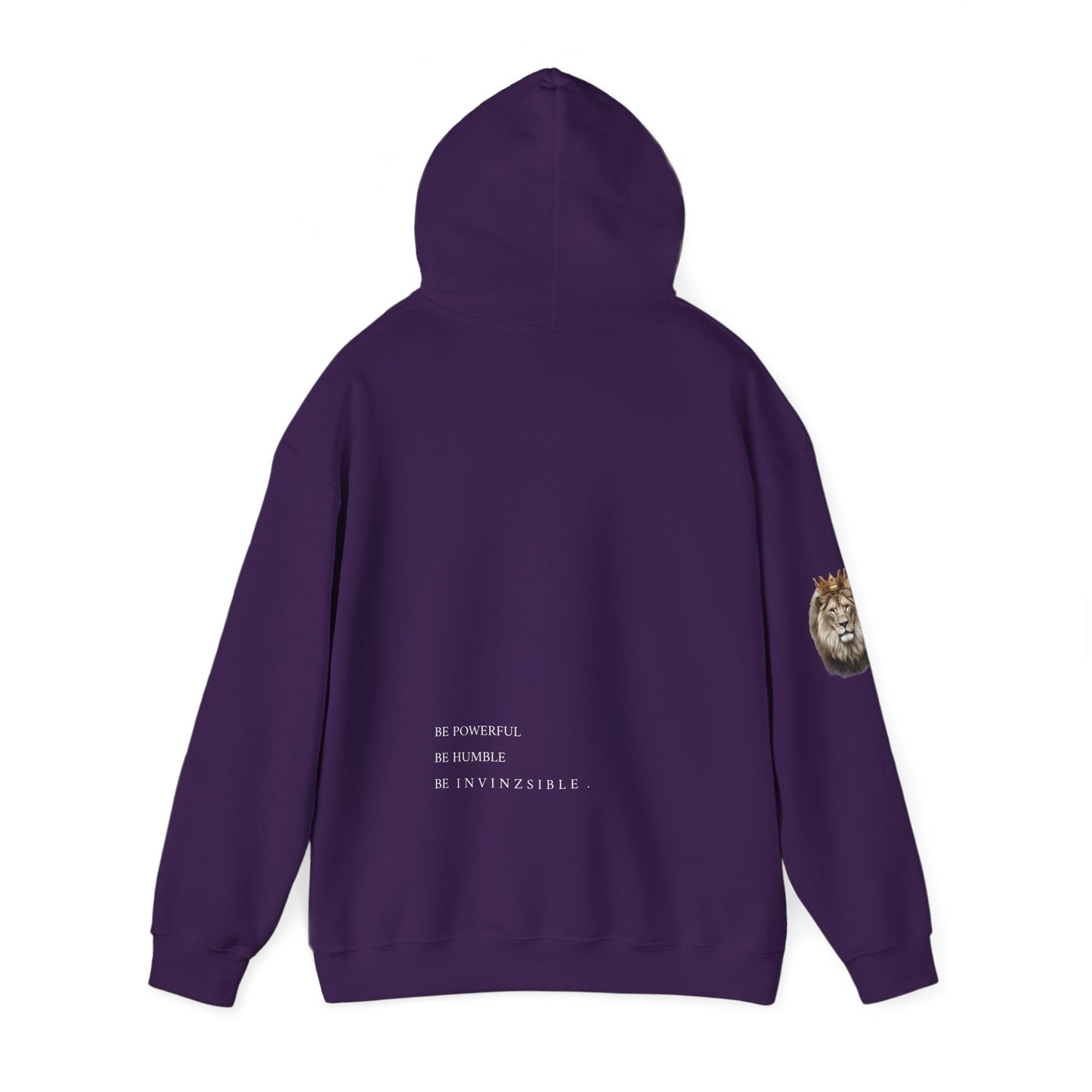 NEW LION COLLECTION I N V I N Z S I B L E Men's Hooded Sweatshirt - I N V I N Z S I B L E