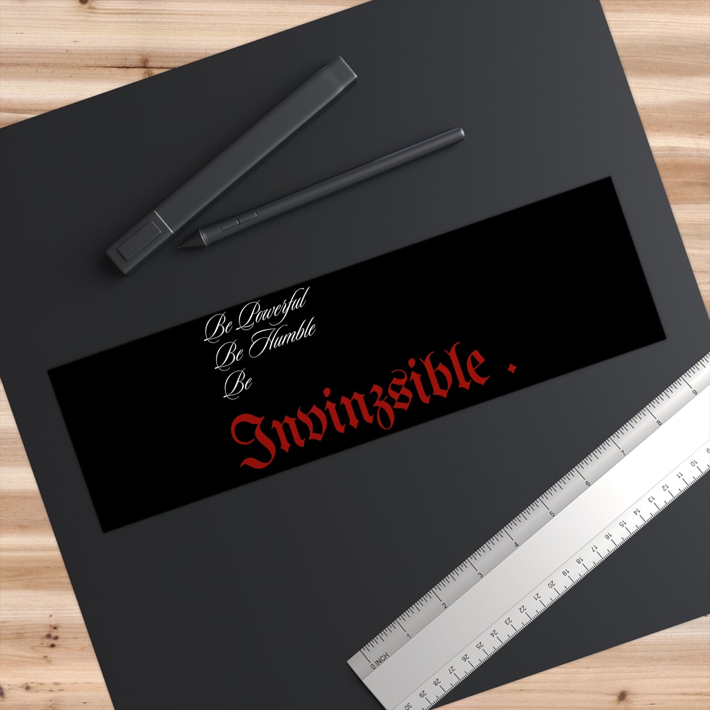 NEW I N V I N Z S I B L E Bumper Sticker - I N V I N Z S I B L E