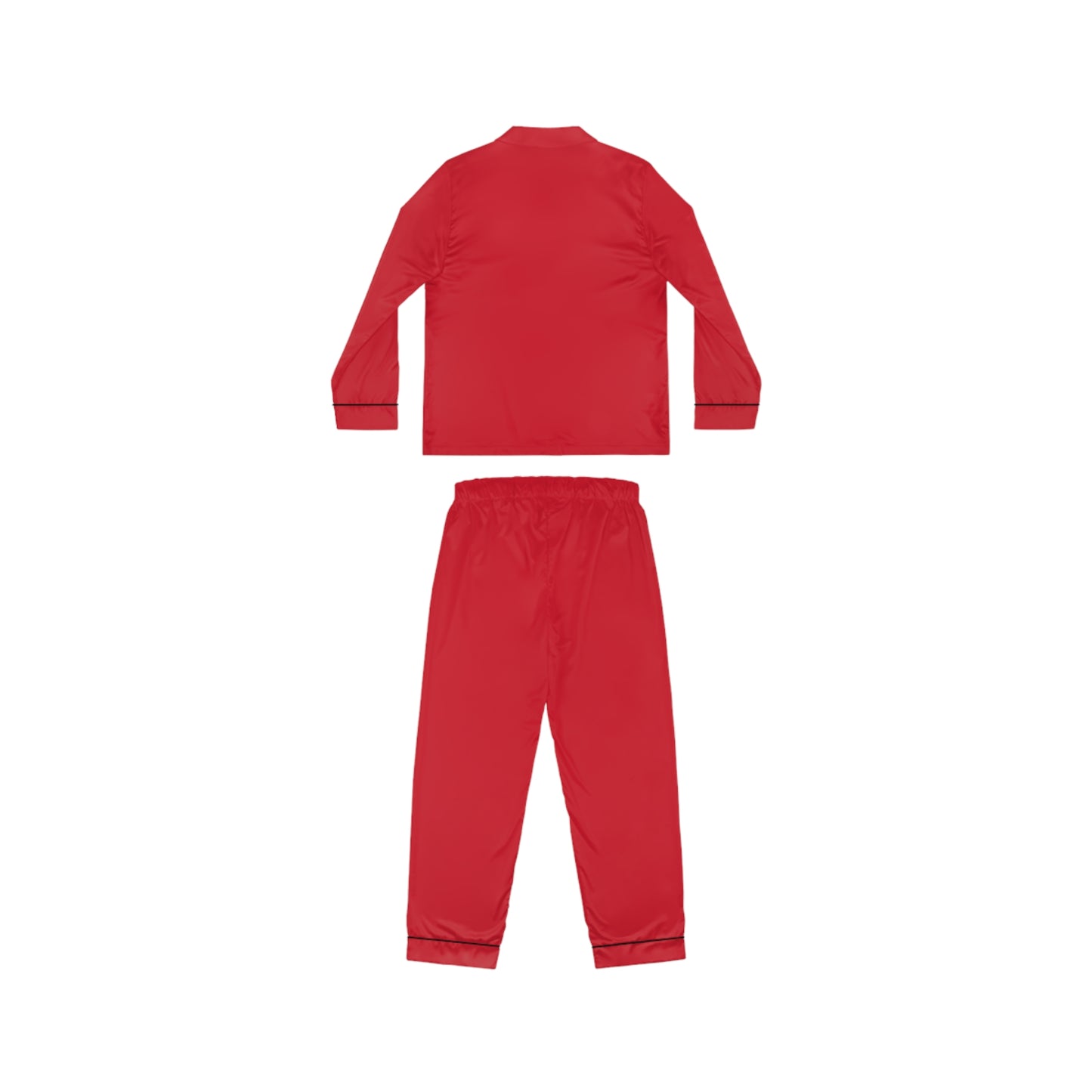 NEW LION COLLECTION Women's Satin Pajamas Red - I N V I N Z S I B L E