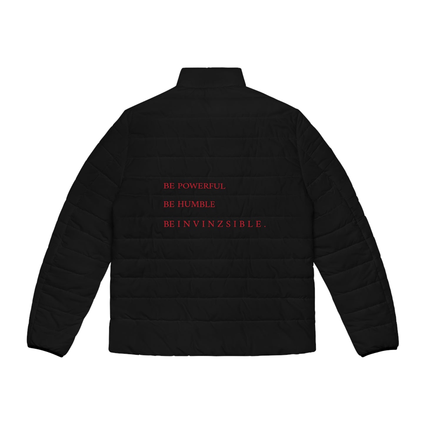 NEW LION I N V I N Z S I B L E Men's Puffer Jacket Black Edition - I N V I N Z S I B L E
