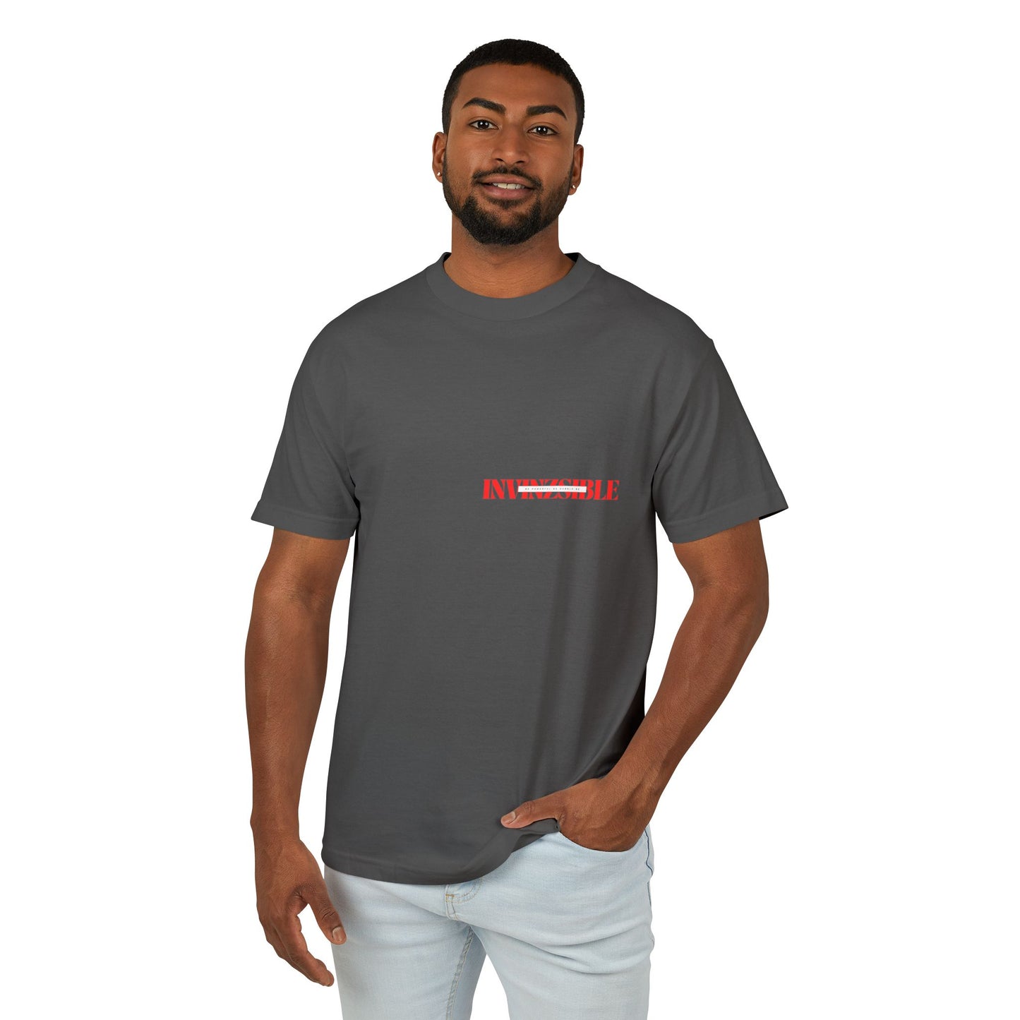 NEW Men's I N V I N Z S I B L E Faded Black PREISTIGE EDITION T-Shirt - I N V I N Z S I B L E
