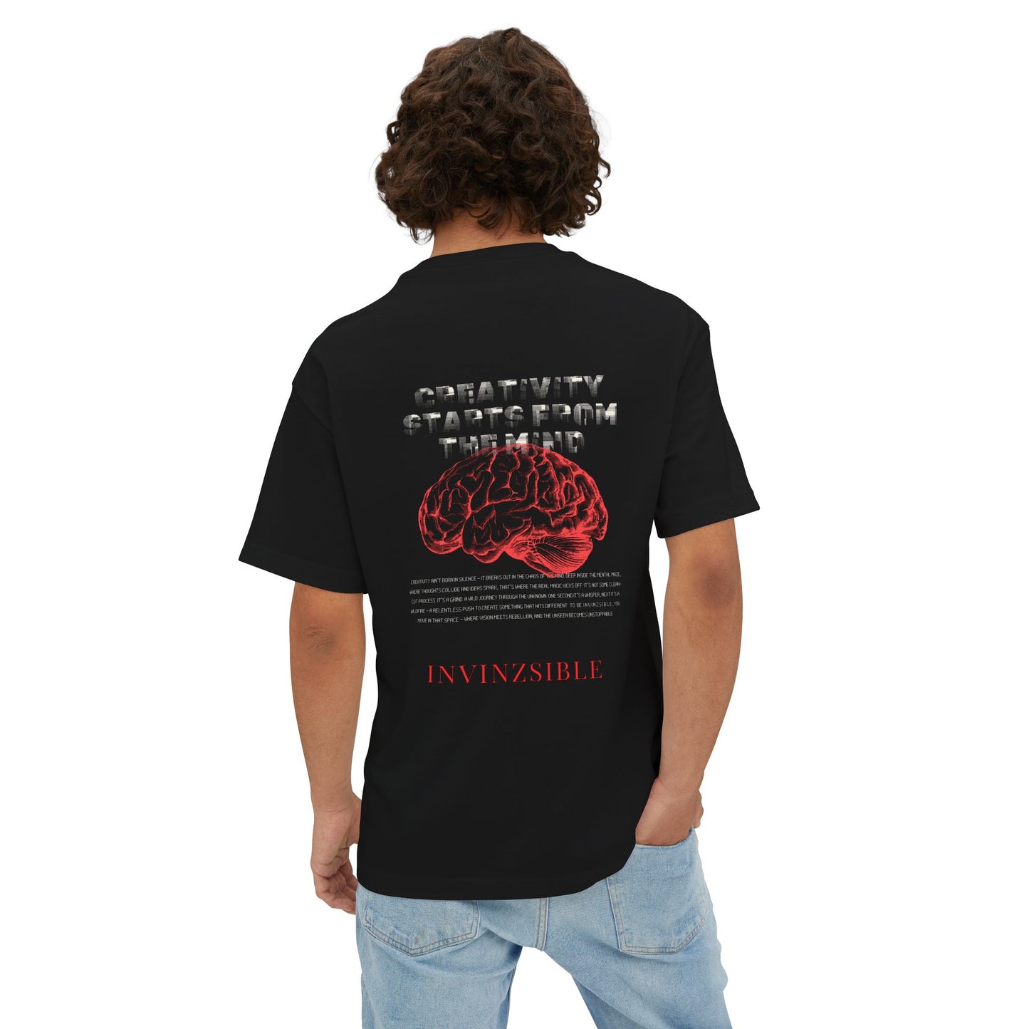 NEW ARRIVAL Men's I N V I N Z S I B L E Creative Mind Graphic T-shirt - I N V I N Z S I B L E