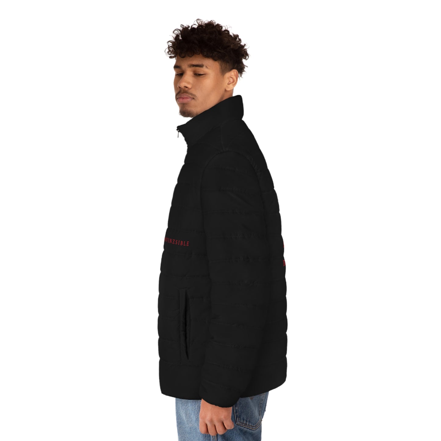 NEW LION I N V I N Z S I B L E Men's Puffer Jacket Black Edition - I N V I N Z S I B L E