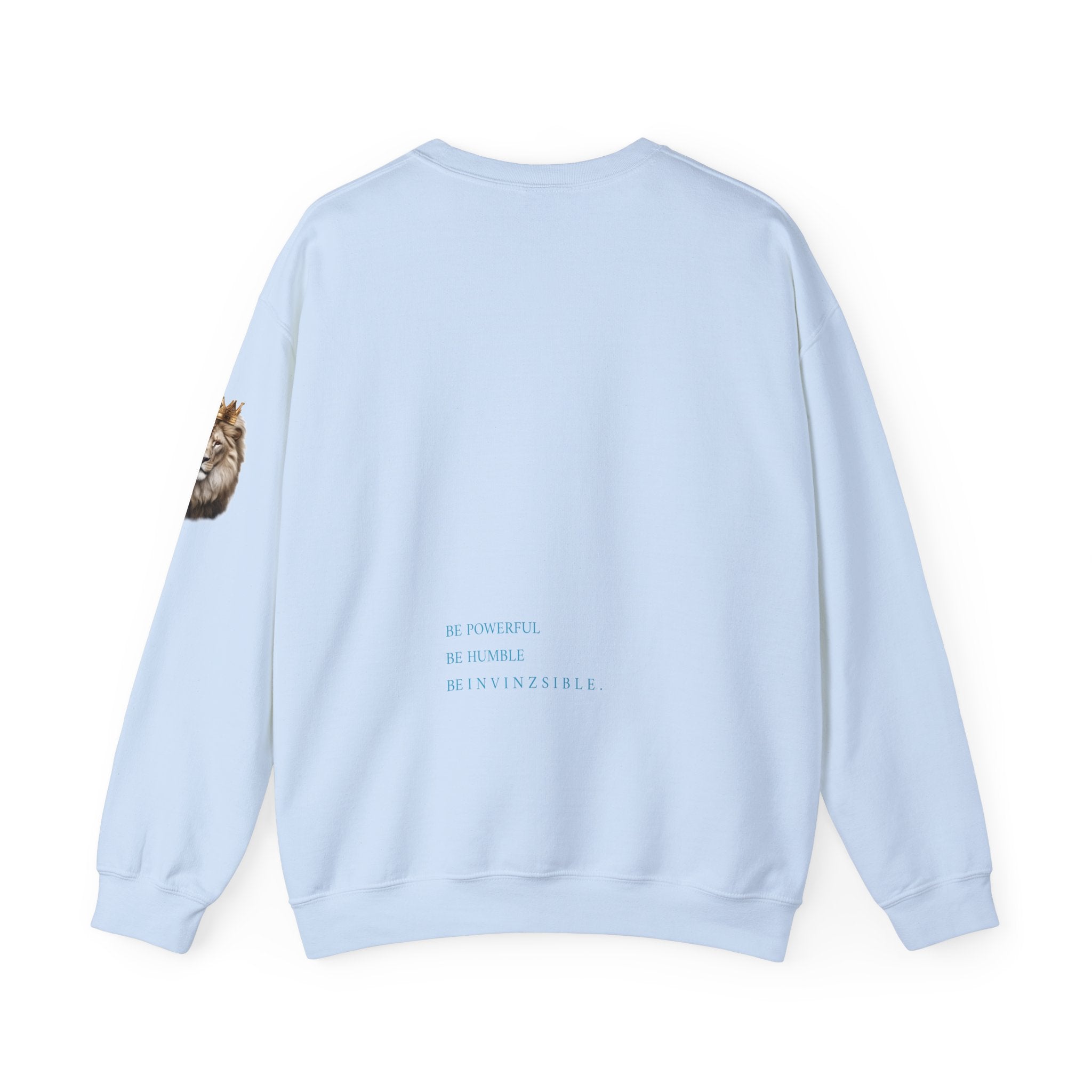NEW COLLECTION I N V I N Z S I B L E Unisex Crewneck Sweatshirt Light Blue - I N V I N Z S I B L E 