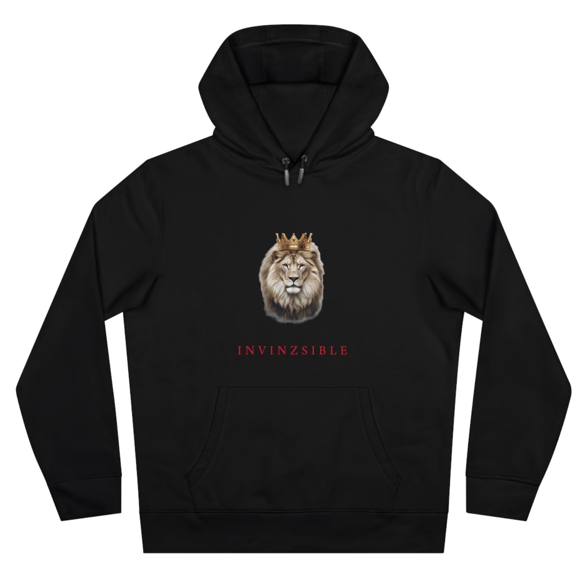NEW LION COLLECTION Men's King Hooded Sweatshirt - I N V I N Z S I B L E 