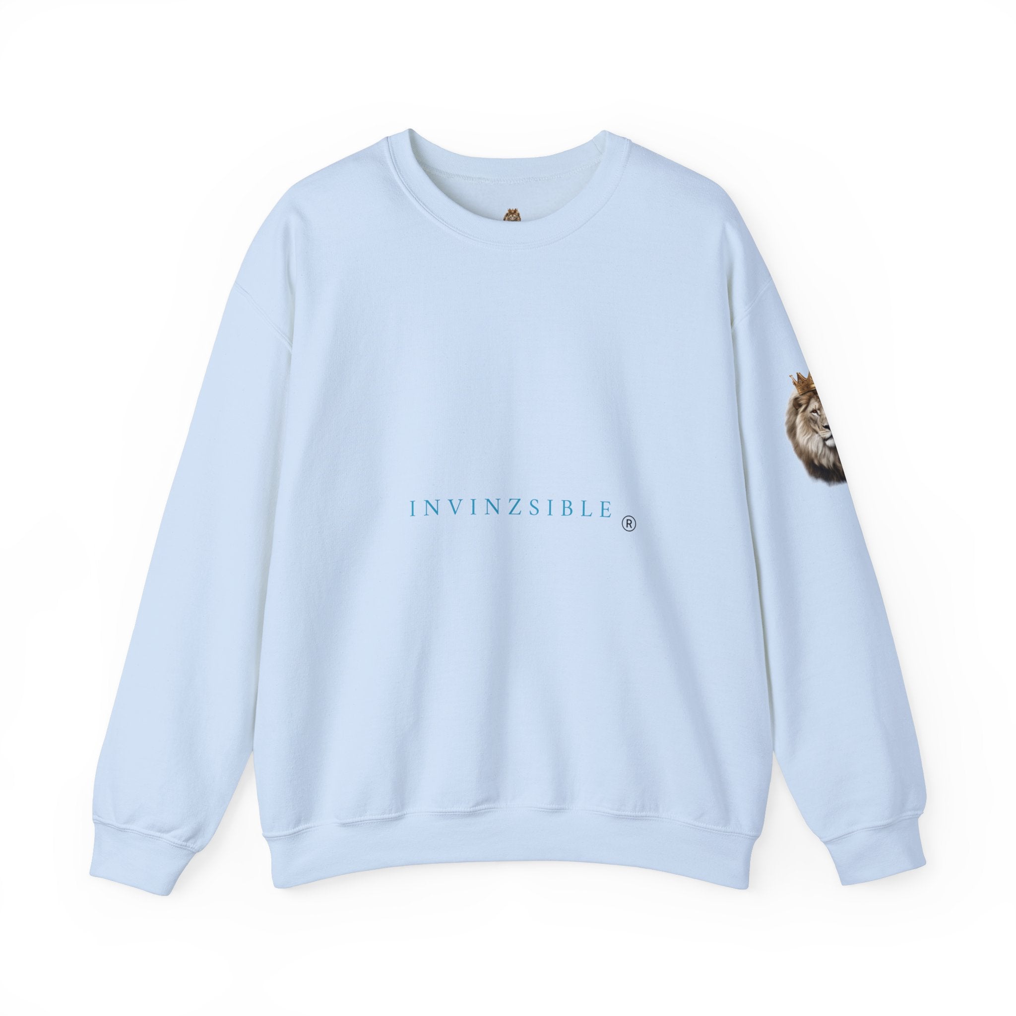 NEW COLLECTION I N V I N Z S I B L E Unisex Crewneck Sweatshirt Light Blue - I N V I N Z S I B L E 