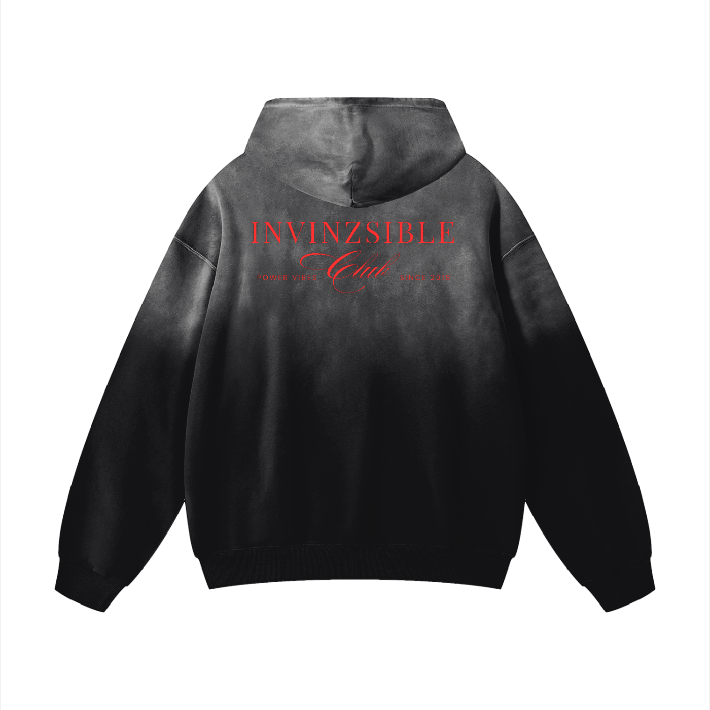 New Arrival Men's Sunfade Oversized Hoodie - I N V I N Z S I B L E 
